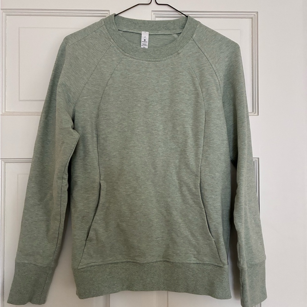 Lululemon Athletica Mint Green Crewneck Top